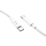 Изображение Белый кабель USB Type-C/USB Type-C Hoco X68 100W 2m