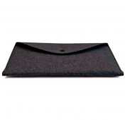 Изображение Темно-серый фетровый чехол для Macbook Air/Pro 13 Closure Button Case
