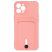 Цвет изображения Чехол для iPhone 12 Pro с отделением для карт Button Card Case цвета сакуры