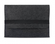 Изображение Темно-серый фетровый чехол для Macbook Air/Pro 13 Elastic Clasp Case