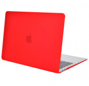 Изображение Красная пластиковая накладка для Macbook Air 13 2018 - 2019 Hard Shell Case