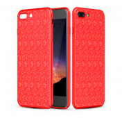 Изображение Красный чехол-накладка для iPhone 7/8 Plus Baseus Plaid Case