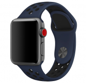 Изображение Ремешок Apple Watch 38/40 mm Perforated Sport Band Blue/Black