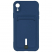 Цвет изображения Чехол для iPhone XR с отделением для карт Button Card Case синий