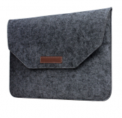Изображение Темно-серый фетровый чехол для Macbook Air/Pro 13 Velcro Case
