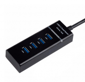 Изображение Черный переходник USB Type C to 4 USB 3.0 Super Speed