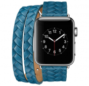 Изображение Синий ремешок для Apple Watch 38/40 mm Genuine Leather Band