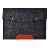 Изображение Темно-серый фетровый чехол для Macbook Air/Pro 13 Wool Felt Case