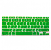 Изображение Зеленая силиконовая накладка на клавиатуру для Macbook Air/Pro 13/15 (US)