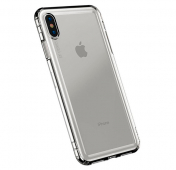 Изображение Противоударный чехол-накладка для iPhone X/XS Baseus Safety Airbags Case Transparent Black