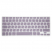 Цвет изображения Серебристая силиконовая накладка на клавиатуру для Macbook Air/Pro 13/15 (Rus/Eu)