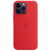 Изображение Чехол накладка iPhone 14 Pro Max Silicone Case with Magsafe Red