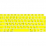Цвет изображения Желтая силиконовая накладка на клавиатуру для Macbook Air 13 2018 – 2019 (Rus/Eu)