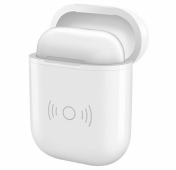 Изображение Белый силиконовый чехол для Apple Airpods Hoco Wireless Charger Case CW16