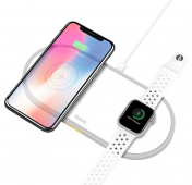 Изображение Беспроводная зарядка AirPower для iPhone, Apple Watch 1-7, SE Series Hoco CW20