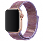 Изображение Лиловый нейлоновый ремешок на липучке для Apple Watch 38/40 mm
