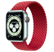 Изображение Плетёный монобраслет для Apple Watch 38/40/41 mm красный (135 мм)