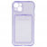 Цвет изображения Чехол для iPhone 13 с отделением для карт Transparent Violet