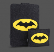 Изображение Черный фетровый чехол-папка для Macbook Air/Pro 13 Batman