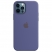 Цвет изображения Чехол для iPhone 12 / 12 Pro Silicone Case цвета синей стали