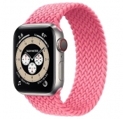 Изображение Плетёный монобраслет для Apple Watch 38/40/41 mm розовый (135 мм)