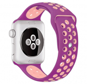 Изображение Ремешок Apple Watch 38/40/41 mm Perforated Sport Band Violet/Pink