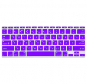 Изображение Фиолетовая силиконовая накладка на клавиатуру для Macbook Air 11 (US)