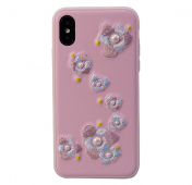 Изображение Чехол-накладка для iPhone X/XS Devia Flower Lanya