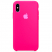 Цвет изображения Неоново-розовый силиконовый чехол для iPhone XS Max Silicone Case
