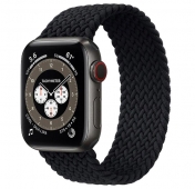 Изображение Плетёный монобраслет для Apple Watch 38/40/41 mm черный (135 мм)