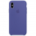 Цвет изображения Силиконовый чехол цвета синей стали для iPhone X/XS  Silicone Case