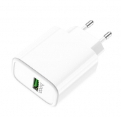 Изображение Белый блок питания Hoco C69A Quick Charge 3.0