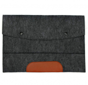 Изображение Темно-серый фетровый чехол для Macbook Pro 13 2016 - 2020 Wool Felt Case