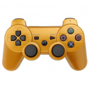 Изображение Золотистый беспроводной джойстик Dualshock 3 для Sony Playstation 3 analog