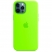Цвет изображения Чехол для iPhone 12 Pro Max Silicone Case неоново-зеленый