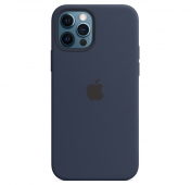 Изображение Чехол для iPhone 12 / 12 Pro Silicone Case темно-синий