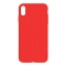 Цвет изображения Силиконовый чехол-накладка для iPhone XR Красный
