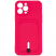 Цвет изображения Чехол для iPhone 13 Pro Max с отделением для карт Button Card Case ярко-розовый