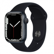 Изображение Черный ремешок для Apple Watch 42/44/45 mm Sport Band