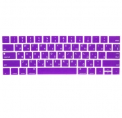Изображение Фиолетовая силиконовая накладка на клавиатуру для Macbook Pro 13/15 2016 – 2019 с Touch Bar (US)