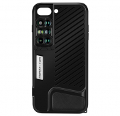 Изображение Черный чехол-накладка для iPhone 7/8 Plus Momax 6-in-1 X-Lens Case