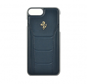 Изображение Кожаный чехол-накладка для iPhone 7/8 Ferrari Blue