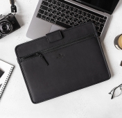 Изображение Кожаный чехол для Macbook Pro 13 2016-2020 / Air 2018-2020 Stoneguard 551 Black