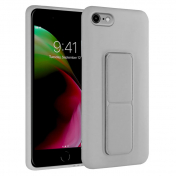 Изображение Чехол для iPhone SE/8/7 с подставкой-держателем серый
