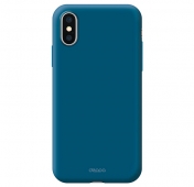 Изображение Синий чехол-накладка для iPhone X/XS Deppa Gel Color Case