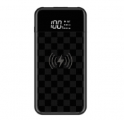 Изображение Черное беспроводное портативное зарядное устройство Devia JU Series 8000 mAh