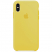Цвет изображения Желтый силиконовый чехол для iPhone X/XS Silicone Case