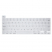 Цвет изображения Накладка на клавиатуру для Macbook Pro 16 2019/Pro 13 2020-2022 серебристая, анг. раскладка (US)