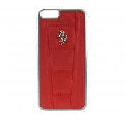 Изображение Кожаный чехол-накладка для iPhone 7/8 Ferrari Red