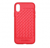 Изображение Красный чехол-накладка для iPhone X/XS Ravel